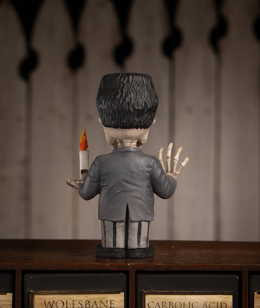Hand‑Painted Frankenstein Skeleton Figurine Collectible - Halloween Favorite🎃