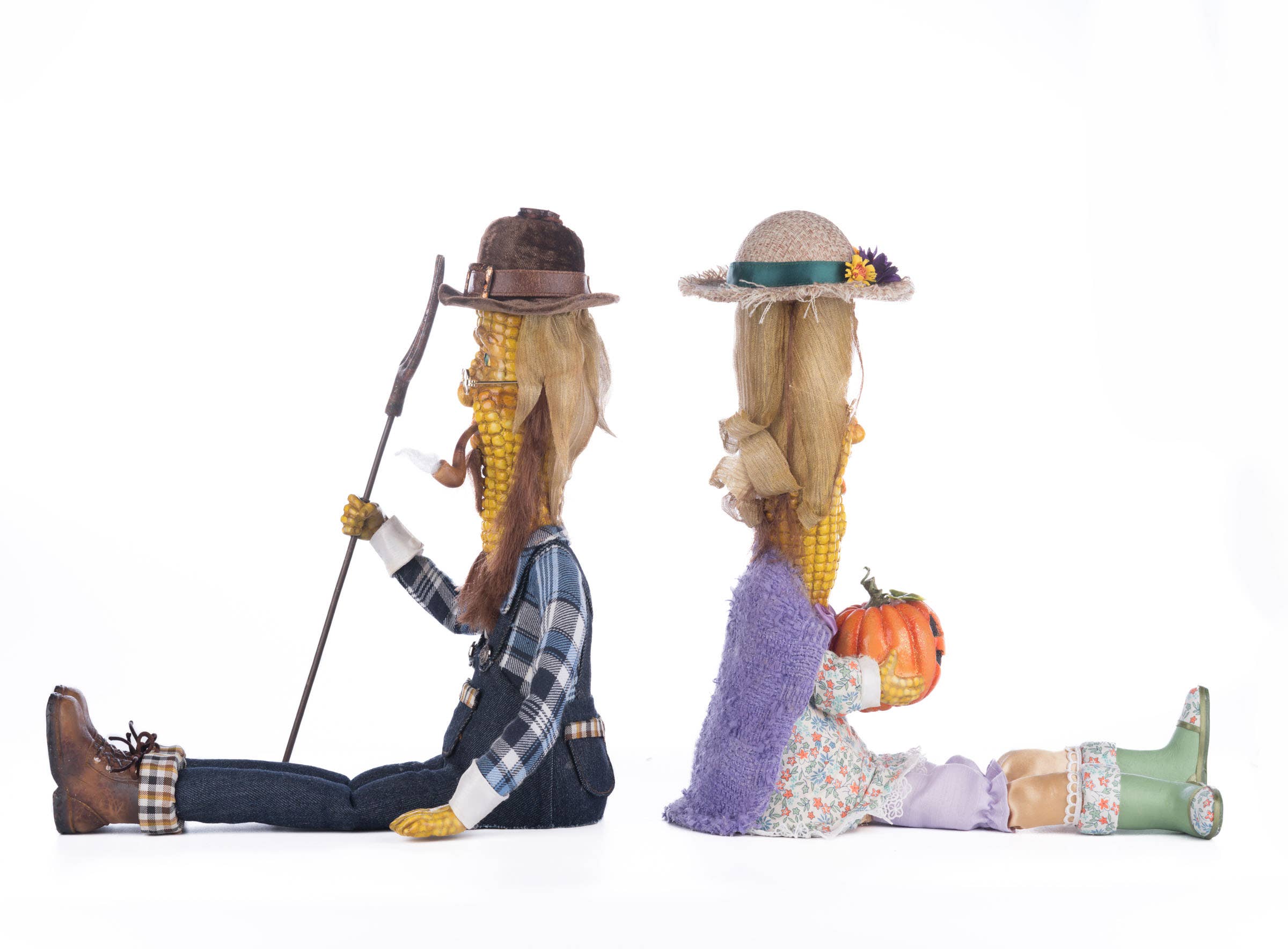 Introducing Mrs & Mr COBB🌽🎃 FALL FAVORITE – Comes as a Pair (Set of 2)- Katherine's Collection