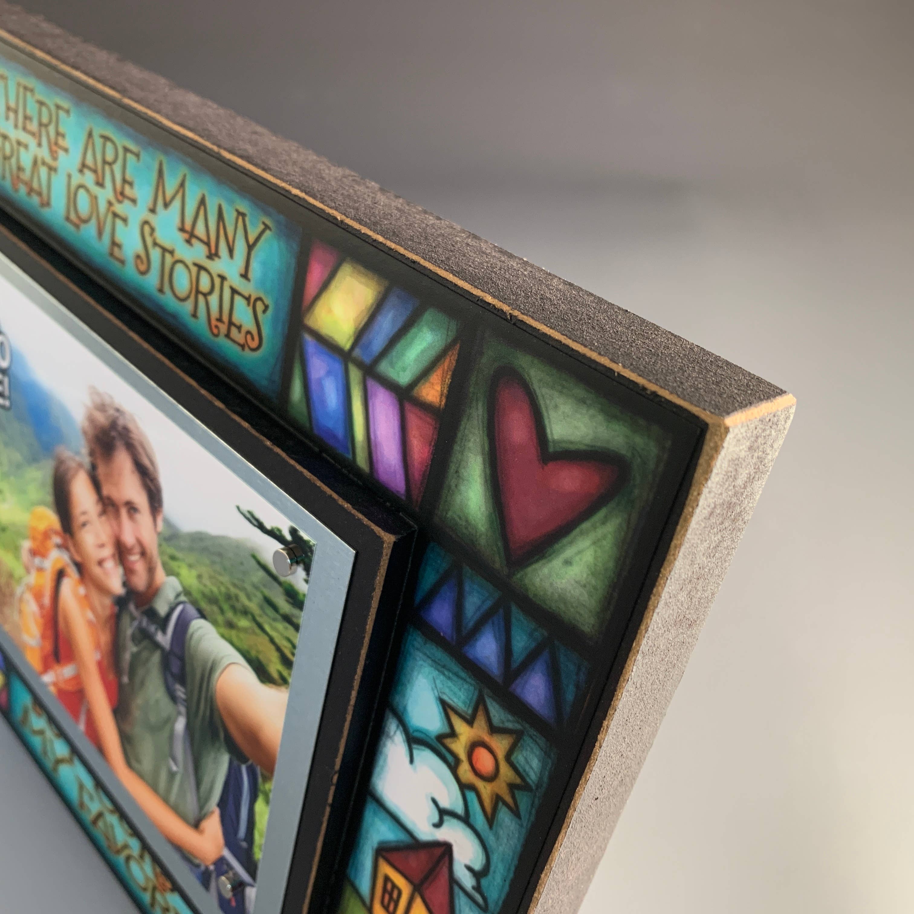 💞NEW ITEM - Love Stories Picture Frame – Art by Michael Macone (8x10, Holds 4x6 Photo)