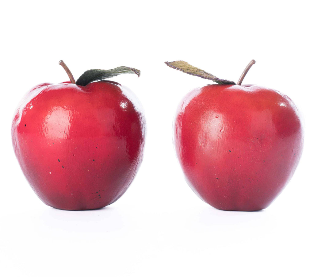 🍎Naughty Boys - Toxic Terry & Noxious Nelson Apples – Hand‑Painted Resin Pair🍎🍎 Katherine's Collection