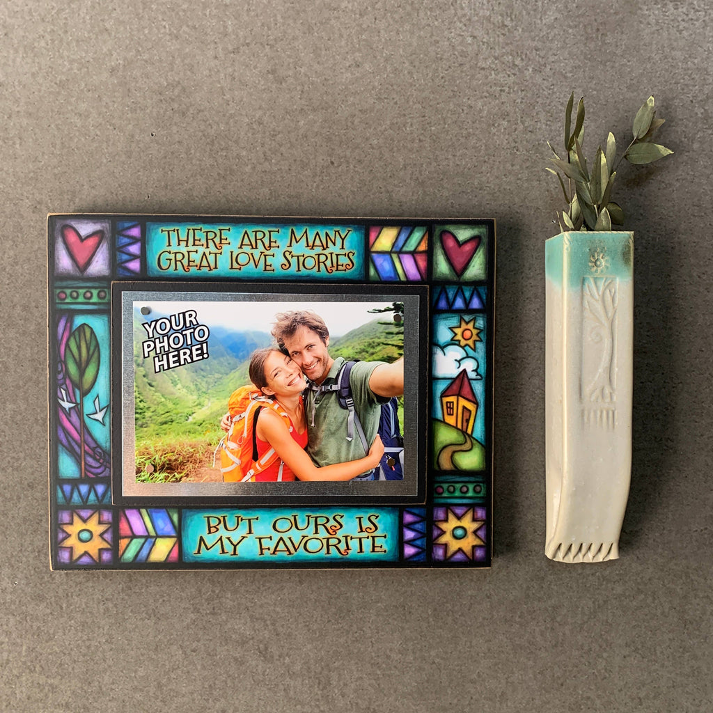 💞NEW ITEM - Love Stories Picture Frame – Art by Michael Macone (8x10, Holds 4x6 Photo)