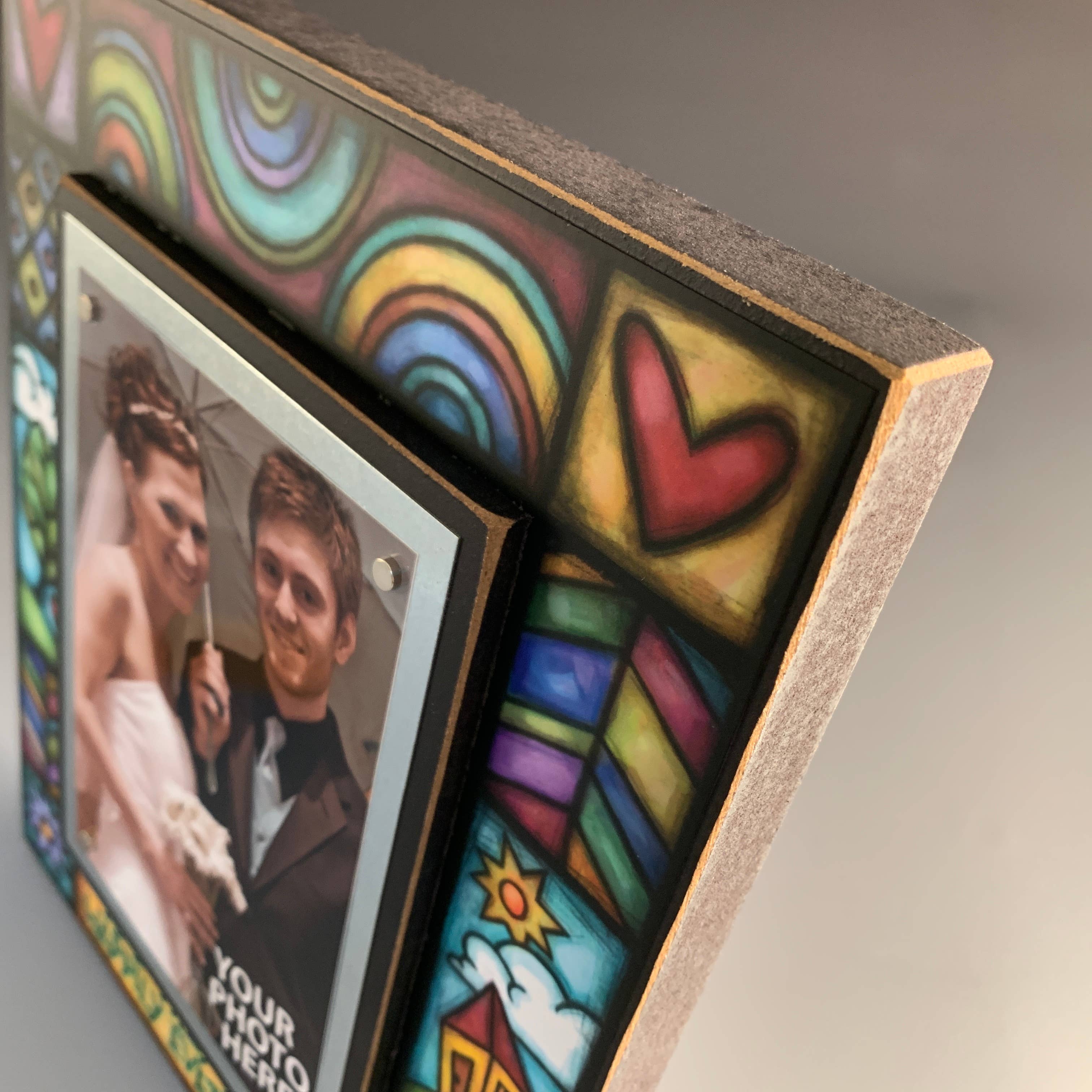 🌺NEW ITEM - Happily Ever After Magnet Picture Frame – Michael Macone Art - Wonderful Wedding Gift!