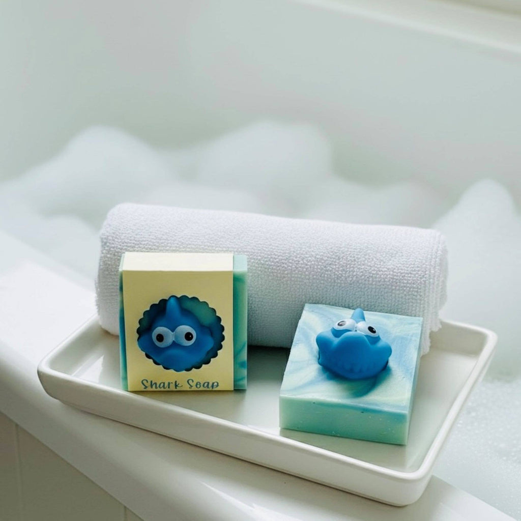 Shark Splash Kids’ Soap Bar – Fun Bath Time🦈Single Bar