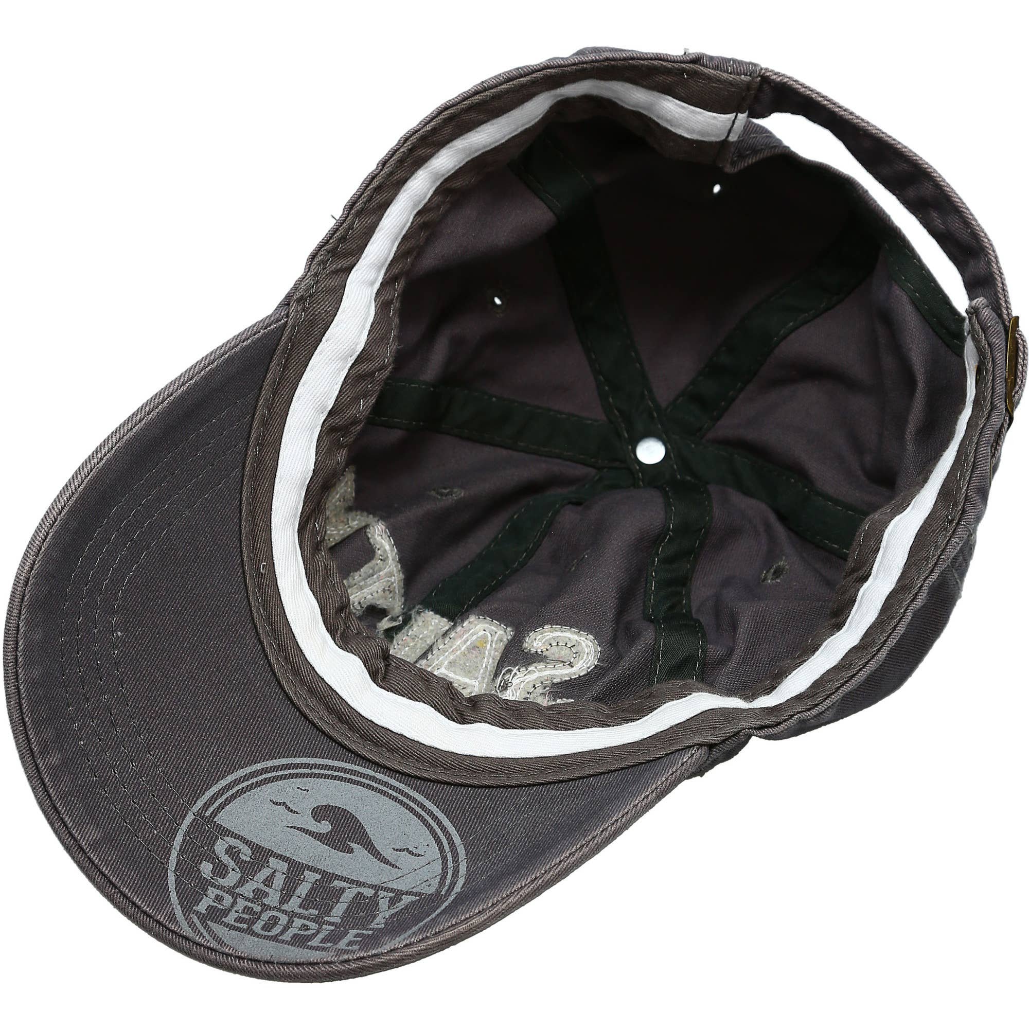 Salty People – Salty Vibes Adjustable Hat (Dark Gray)