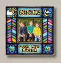 ❤️NEW ITEM - Grandkids Make Life Grand – Michael Macone Wood Frame🌻