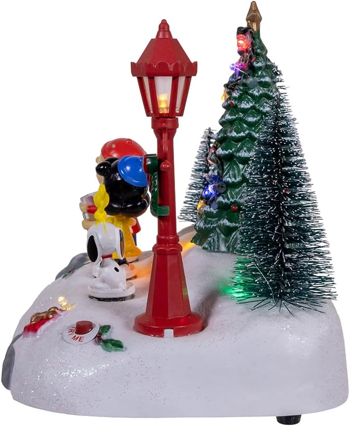 Peanuts® Lighted Animated Musical Caroling Choir Table Piece 🎅🎅🎅