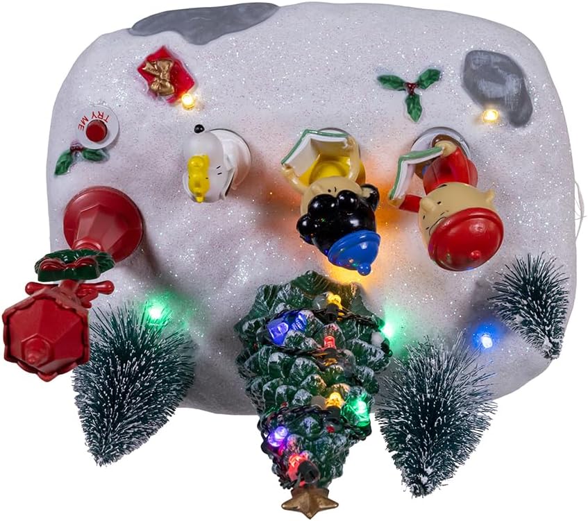 Peanuts® Lighted Animated Musical Caroling Choir Table Piece 🎅🎅🎅