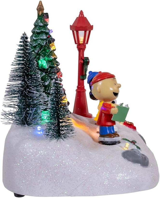 Peanuts® Lighted Animated Musical Caroling Choir Table Piece 🎅🎅🎅