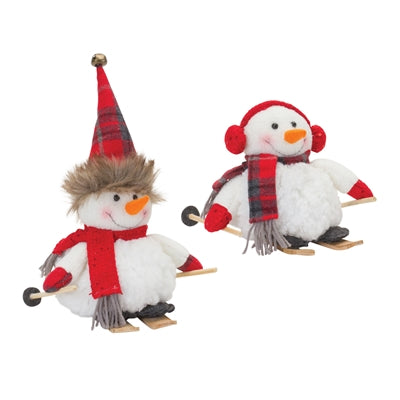 The Ski‑Slope Snowman Duo